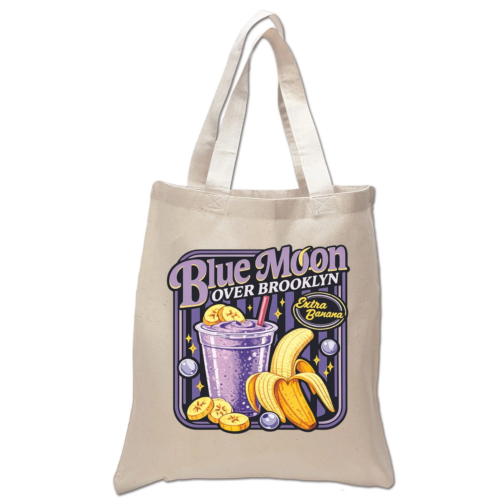 Blue Moon Over Brooklyn Natural Tote
