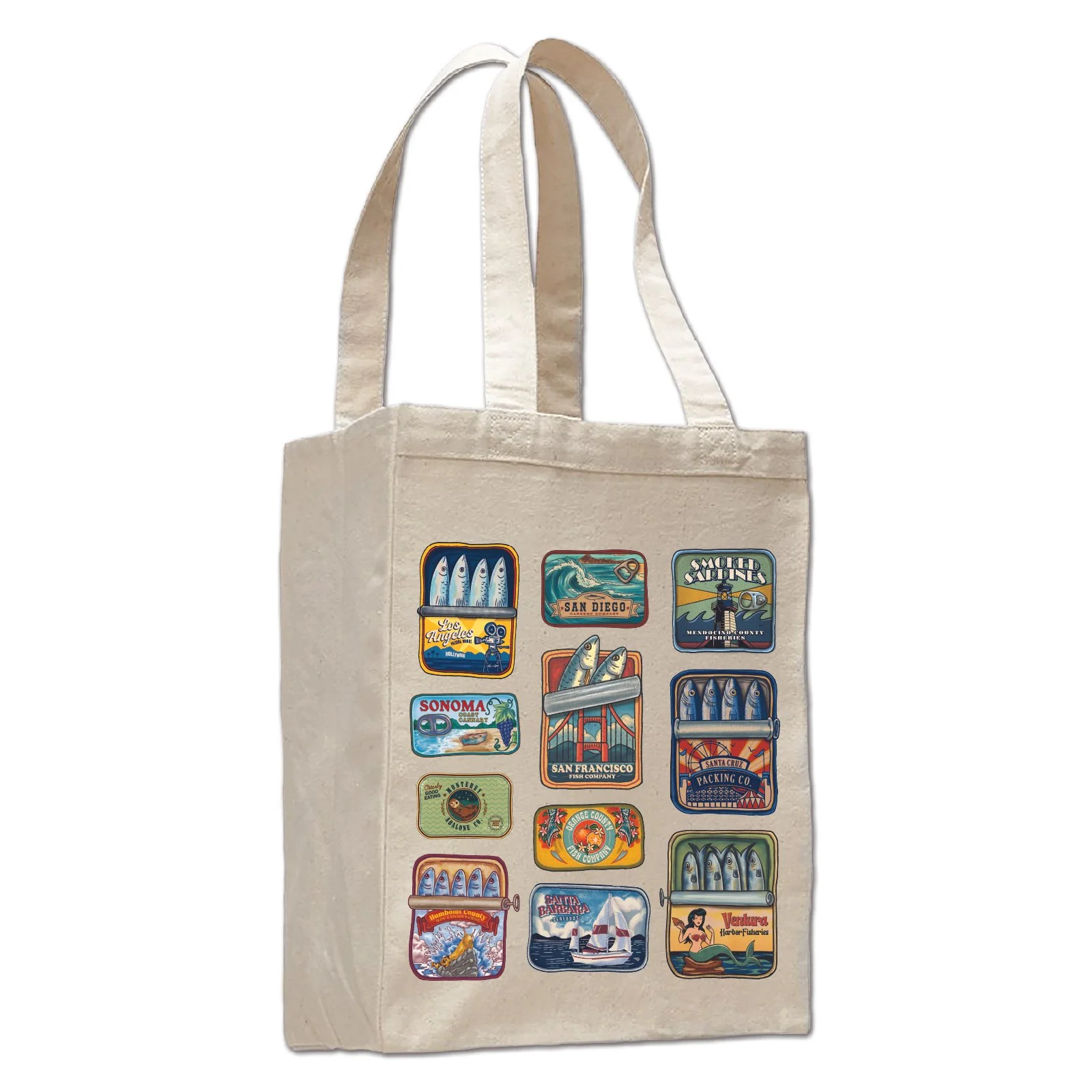 CA Sardines Book Bag