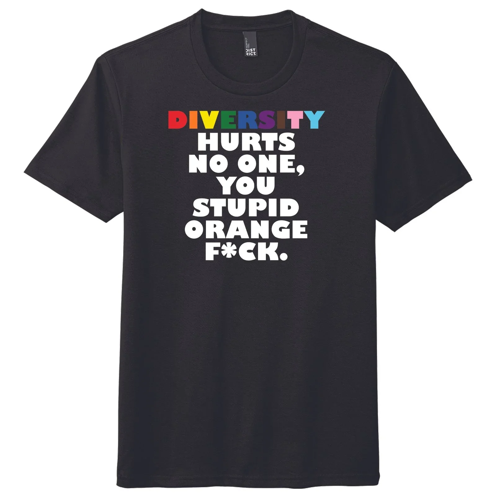 Diversity Hurts No One Black Unisex Tee