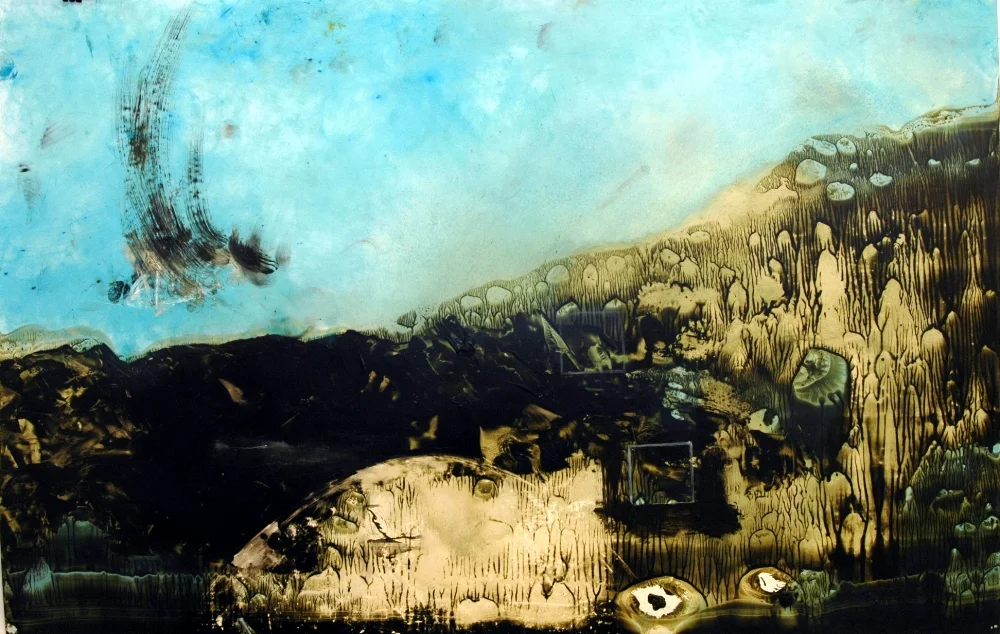 BLACK PAINTINGS LALEH KHORRAMIAN