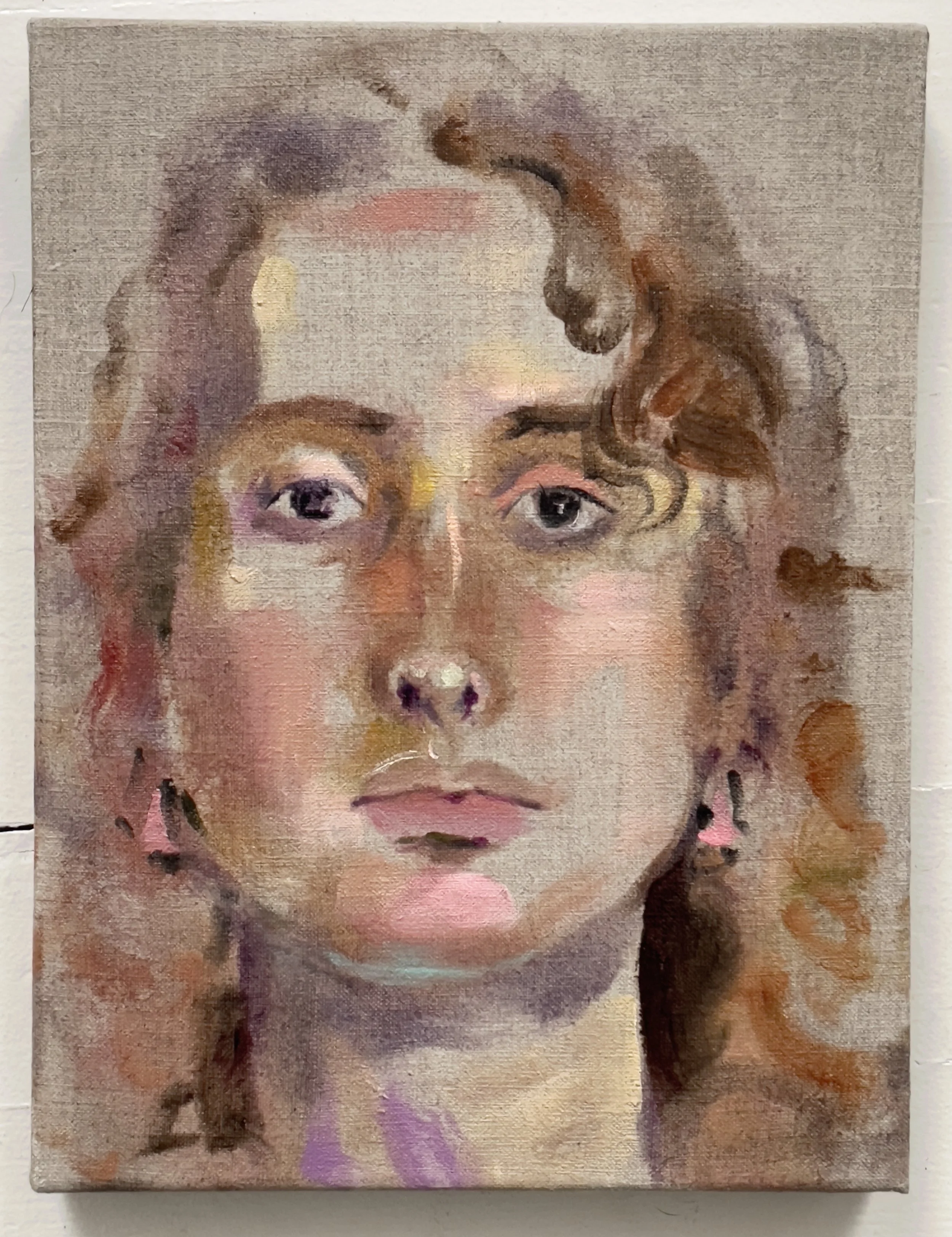 Ophelia, oil on linen, 9 x 12 "