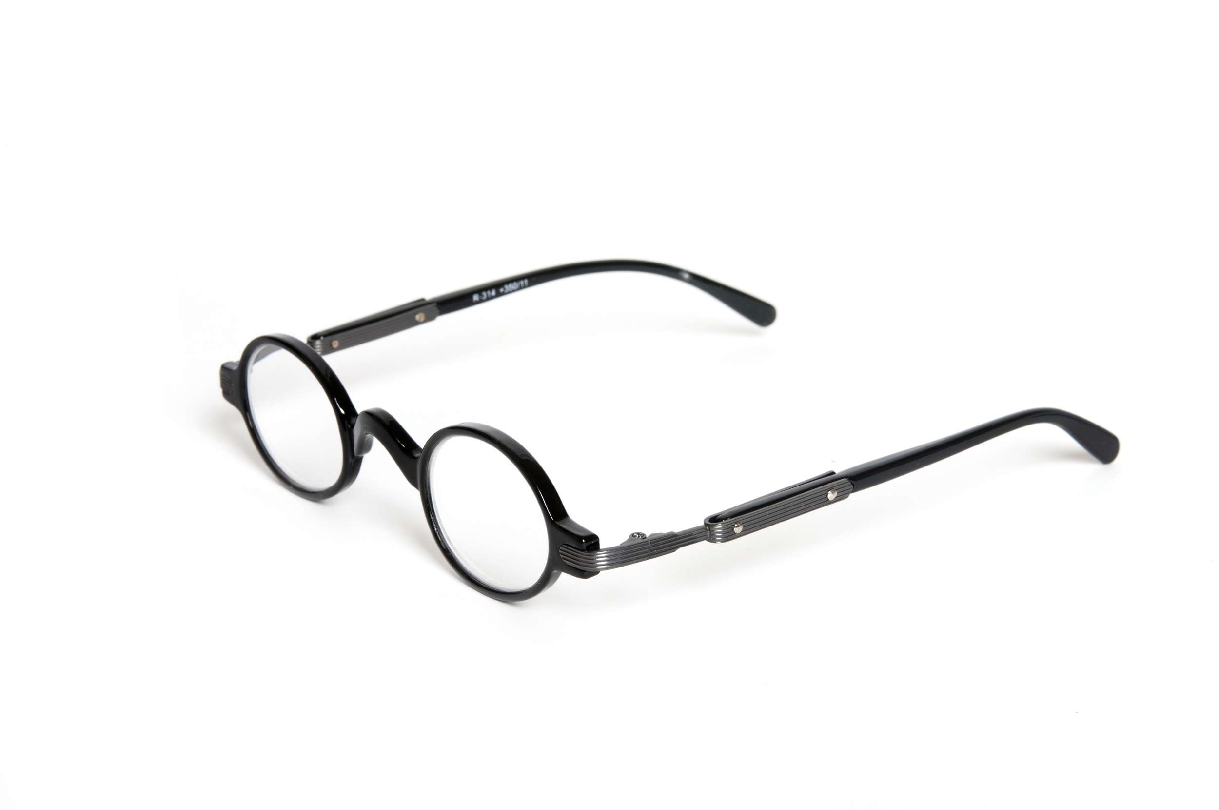 black round reading glasses