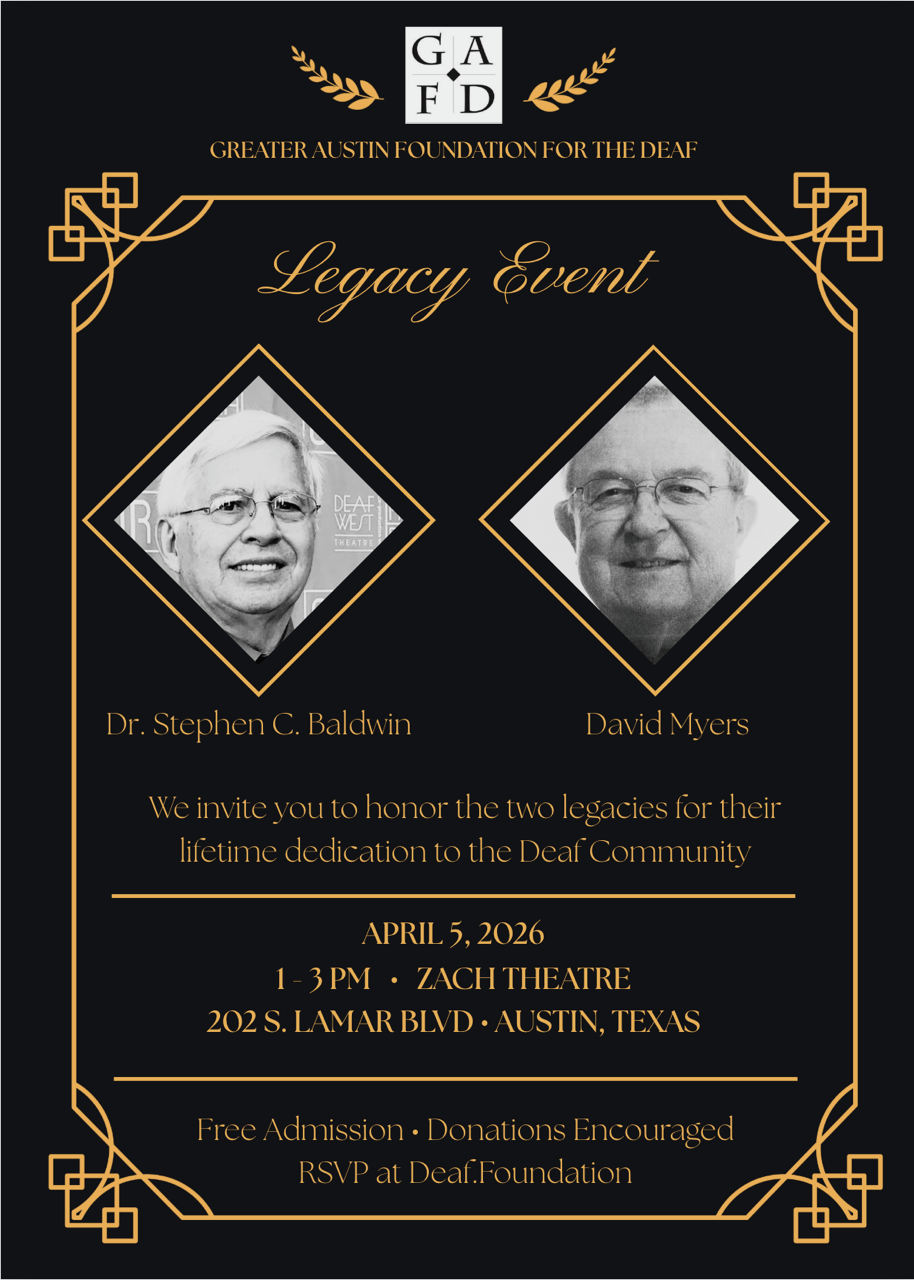 Legacy Event honoring Dr. Stephen C. Baldwin and David Myers