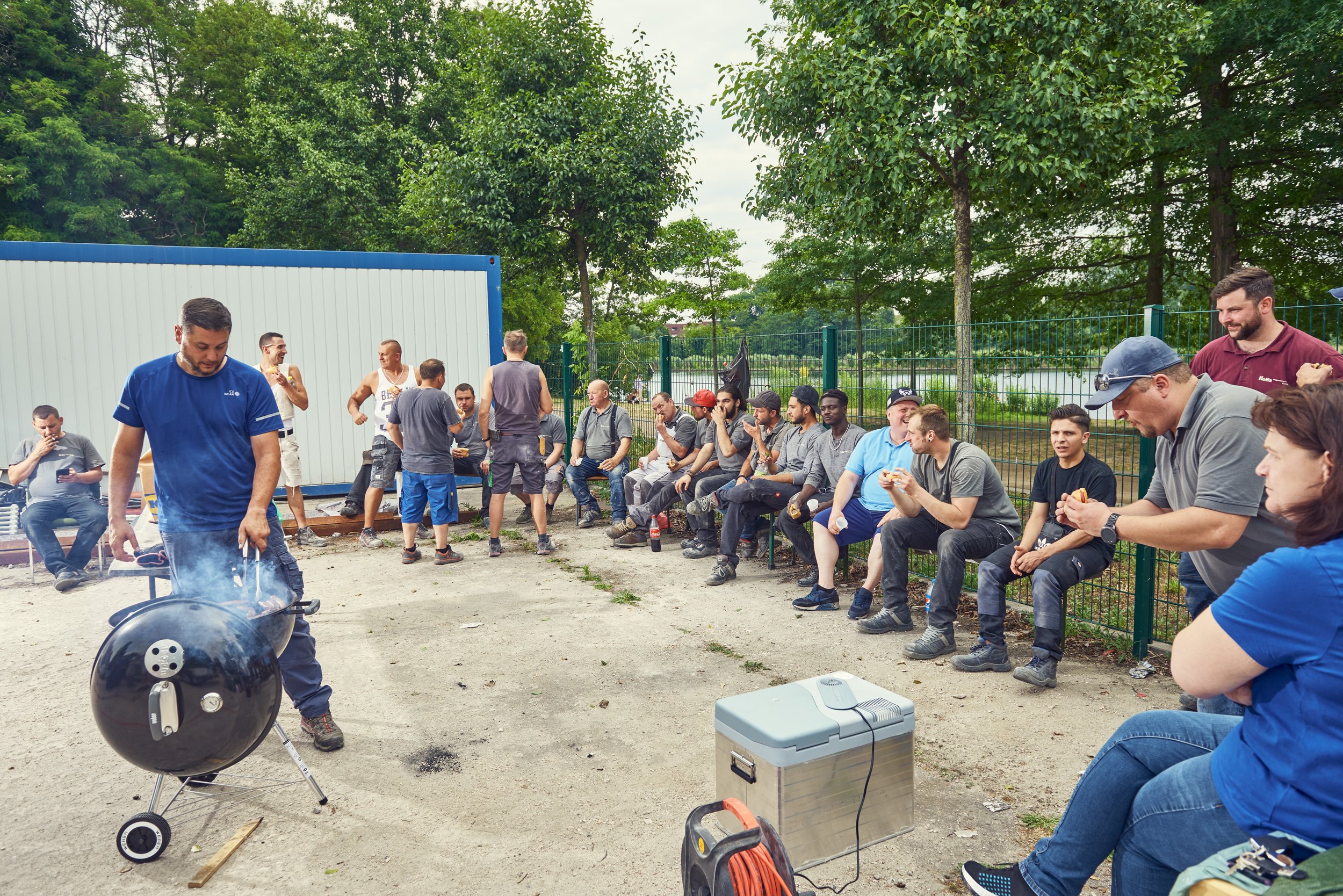 Insel Campus Eiswerder/LIGNE ARCHITEKTEN - Lunch break