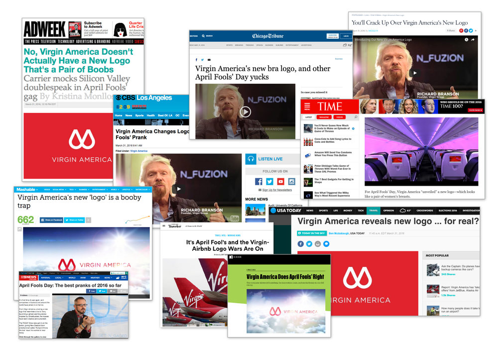 -- Featured on Fast Company, USA Today, Time, Mashable, Condé Nast, PopSugar, CBS, Adweek -- 255,000 video views and 250 million impressions in 24 hours With no paid media, this jab at corporate bullshit earned an ad equivalency value of nearly $4 million. And because we say things like ad equivalency value, we made sure to poke fun at our own bullshit with a site dedicated to fictional creative agency N_Fuzion . Director: Evan Mann, Otherworldly Productions Executive Creative Director: Rob Reed Copywriter: Joe Bianco Sr. Account Director: Steve Snyder