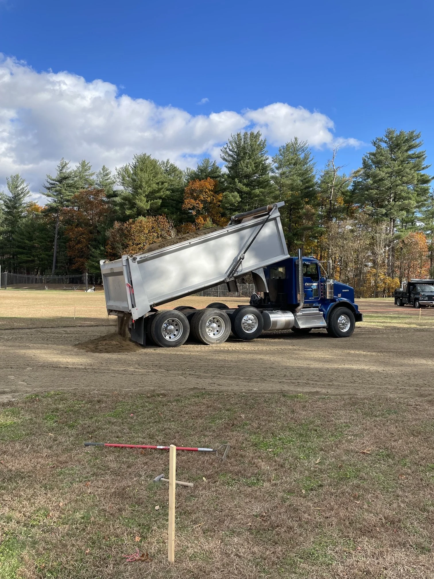 Late Fall Infield Work