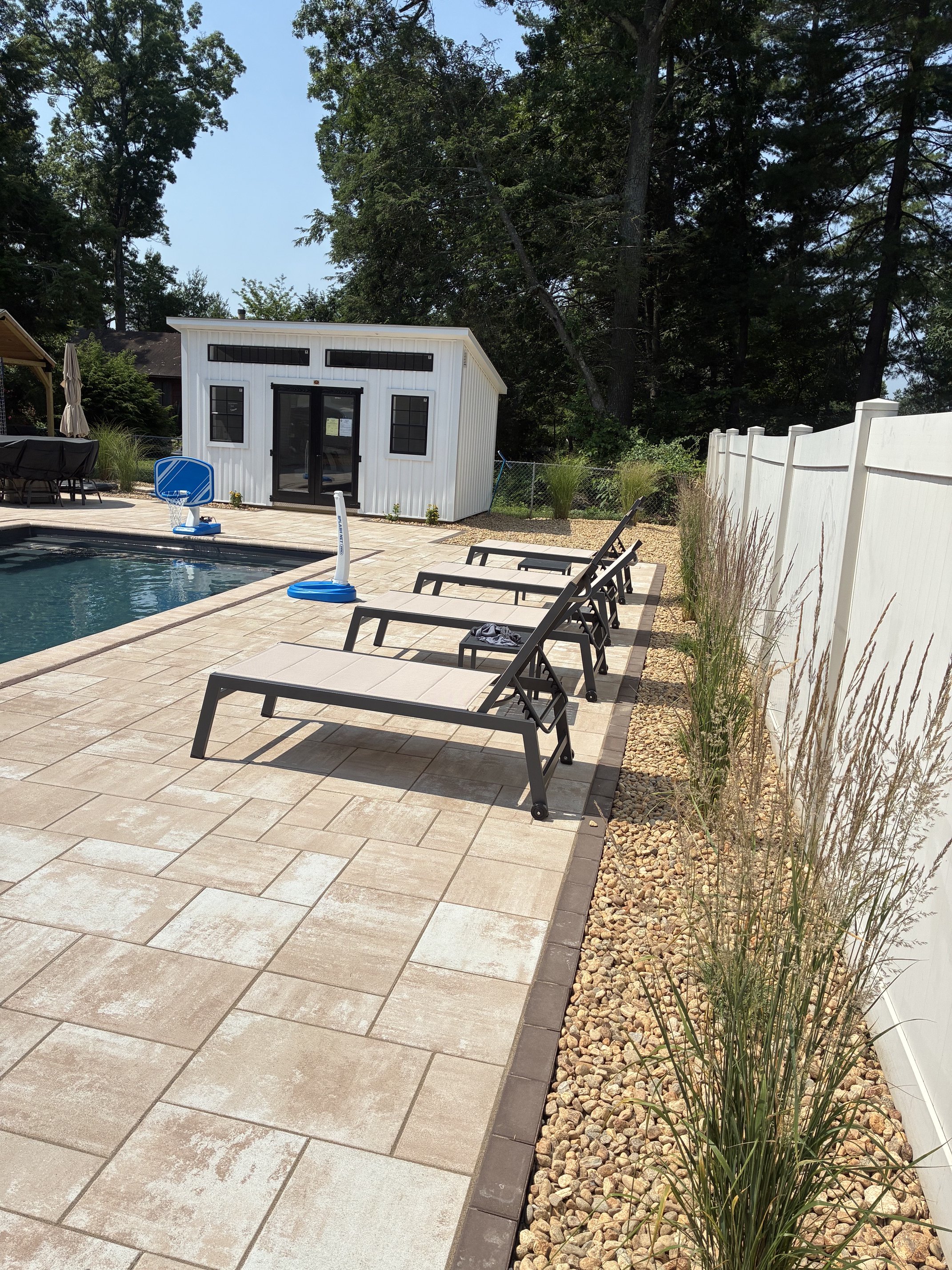 Poolside Patio Transformation