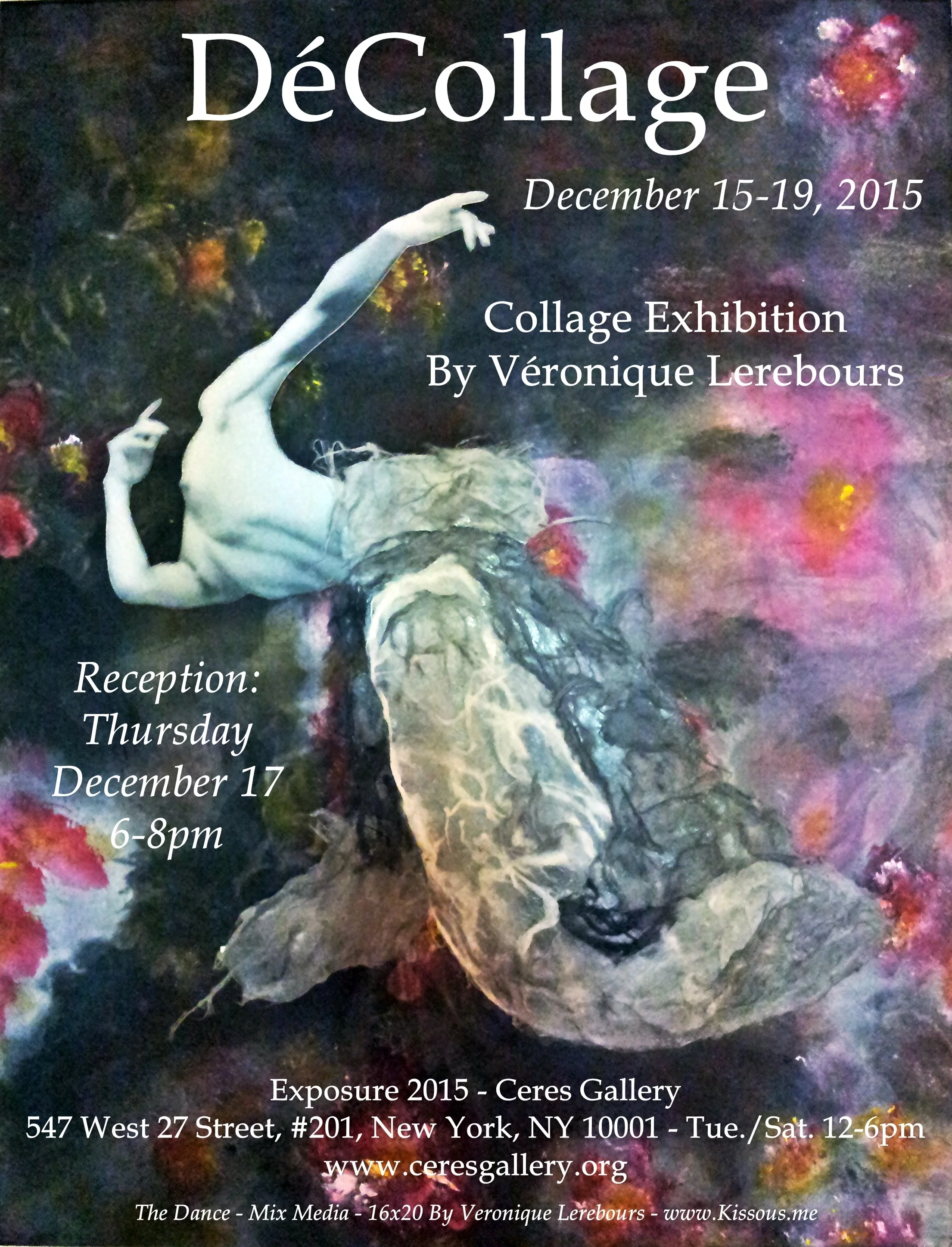 DECOLLAGE - Collage Exhibition in NYC - Wine Reception Thursday December 17, 6-8pm