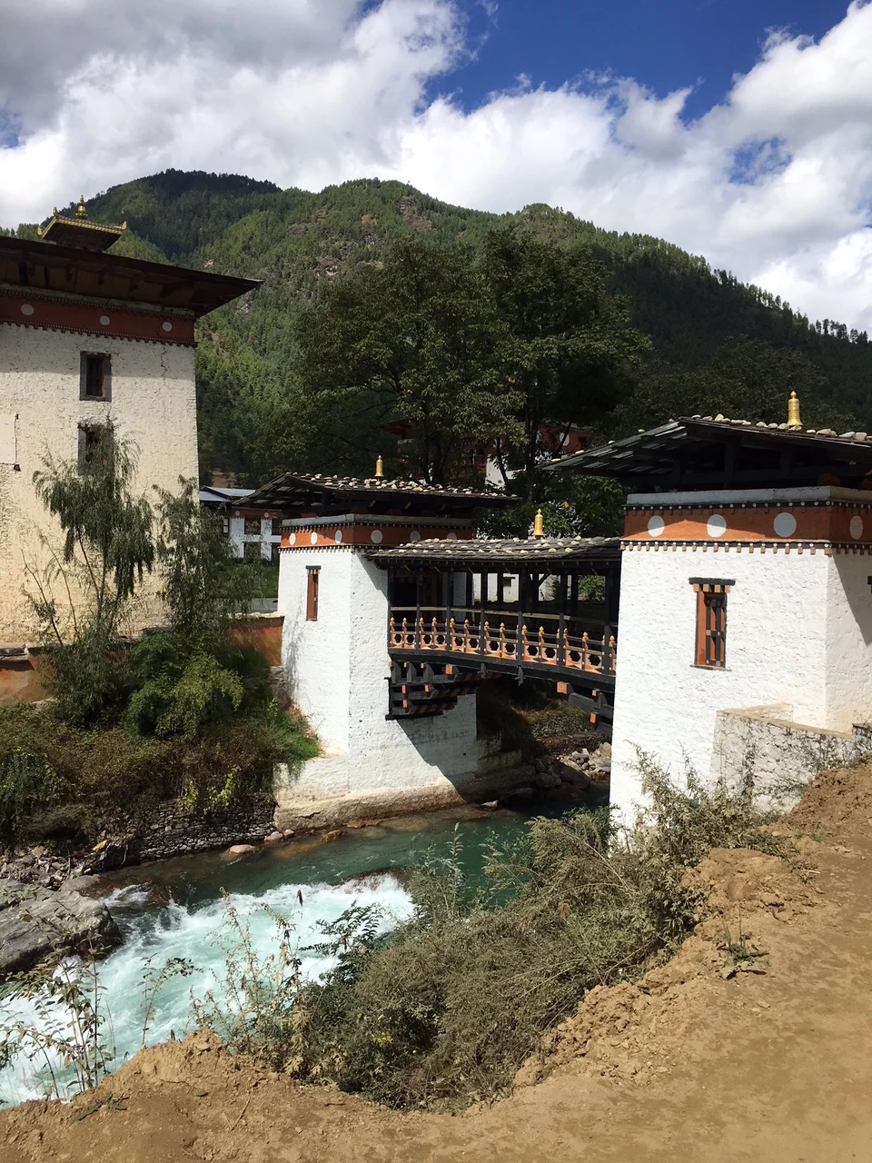 Shabdrung temple at Cabesa. This is late summer.
