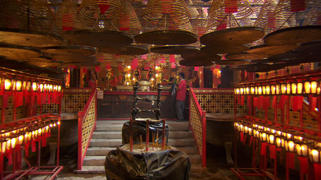 Inside temple
