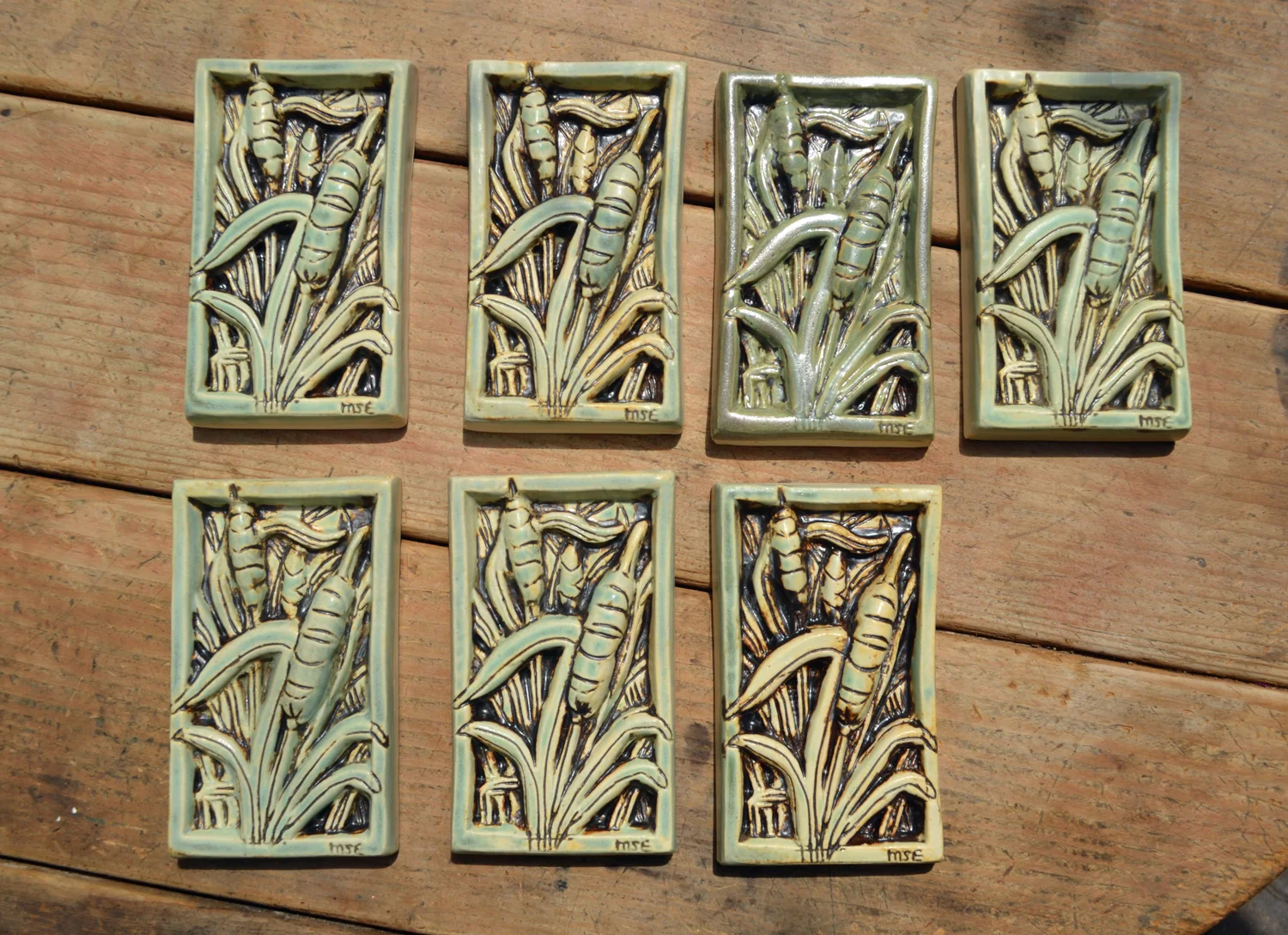 Cat tail tiles