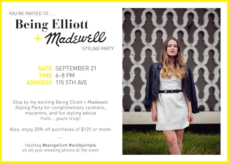  MADEWELL: HOSTING + STYLING EVENT 