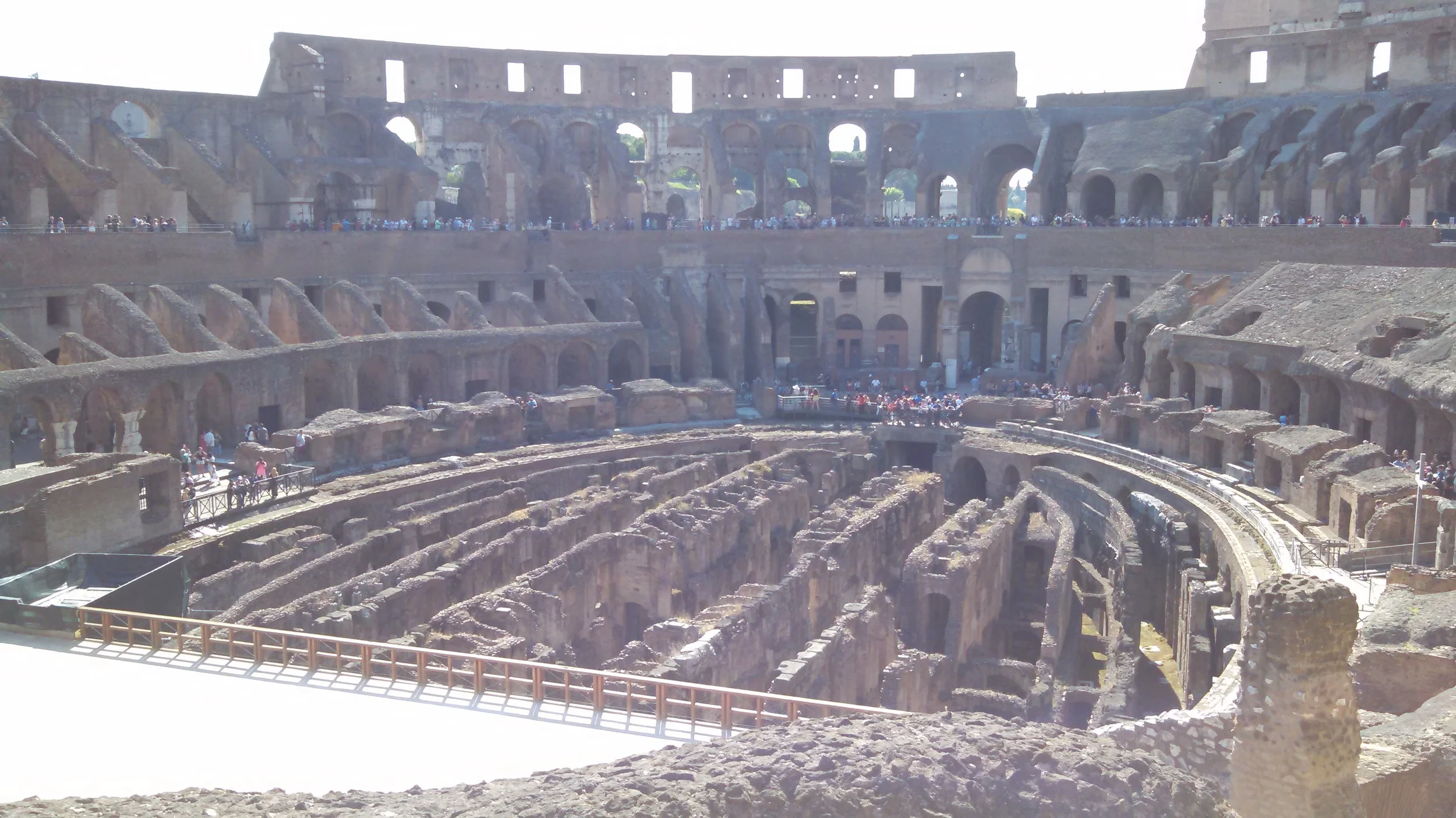 Interior of the Colloseum (Rome, Italy)