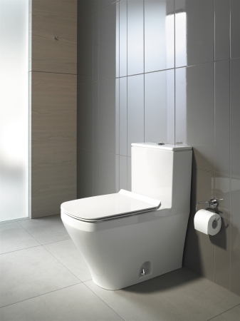 Duravit's Durastyle dual-flush toilet. Image courtesy of Duravit.