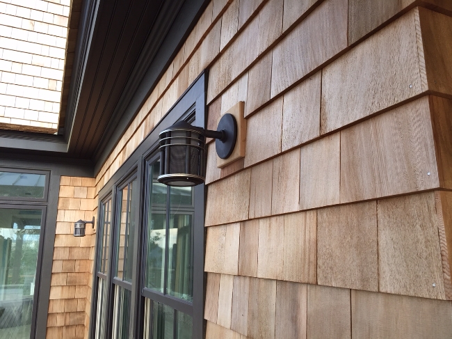 Certi-label side wall shingles from Liberty Cedar