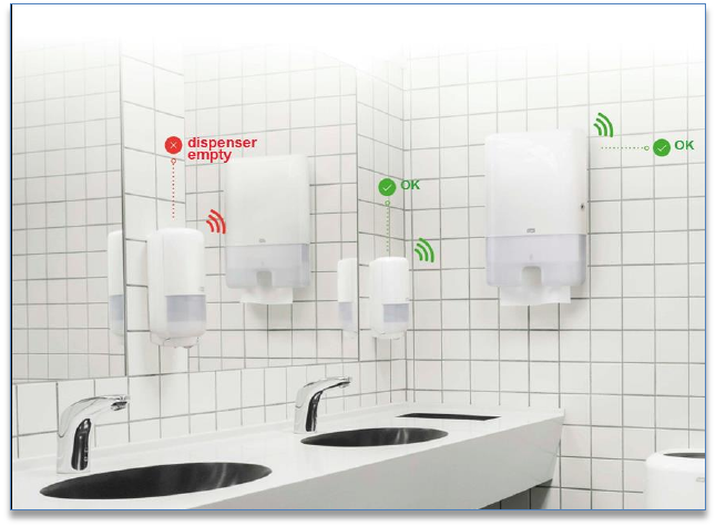 Tork EasyCube Intelligent Restroom System