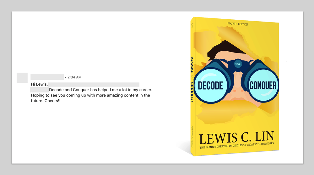 Decode and Conquer helps product managers with their careers — Lewis C. Lin
