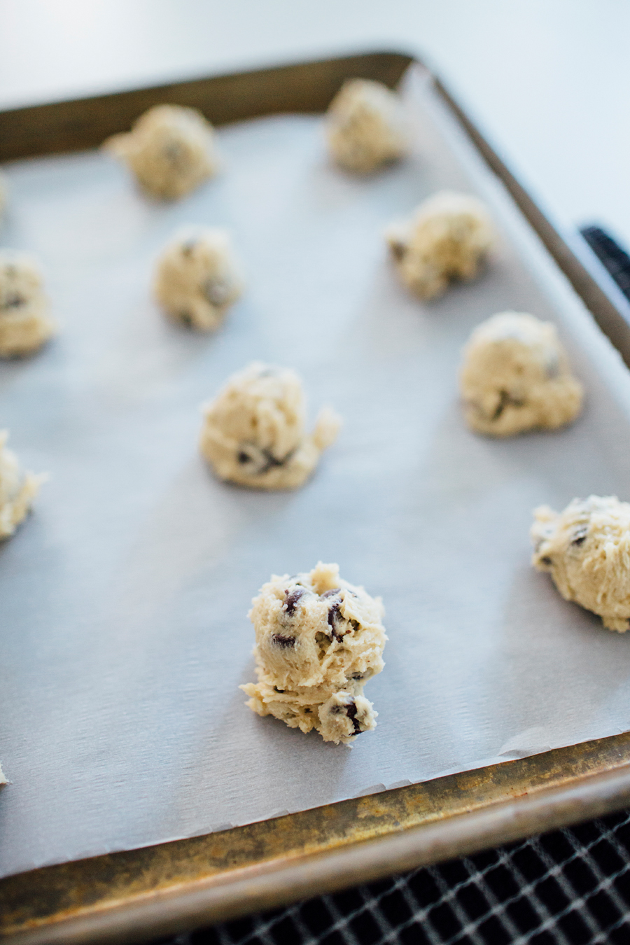 Mini Chocolate Chip Cookies - Courtney's Sweets