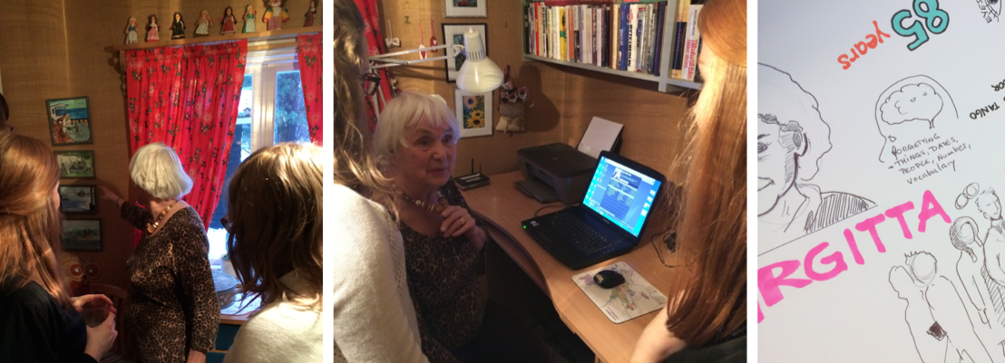 User research: visited our actress and persona, learnt a lot about her memories and how they are connected to music