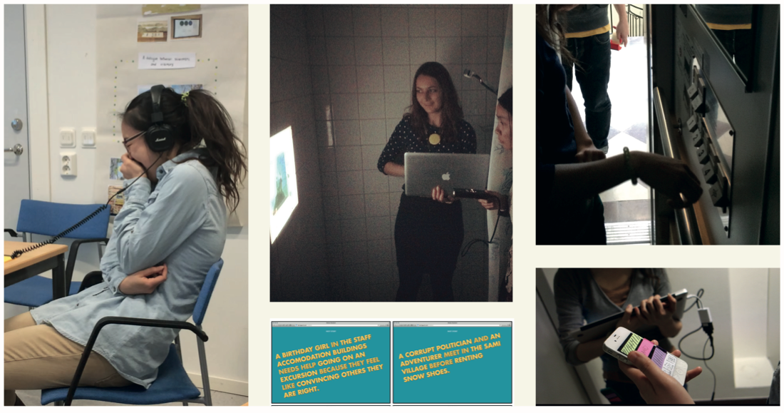 Testing out binaural sound for immersive experiences, prototyping interactive environment and user testing the app