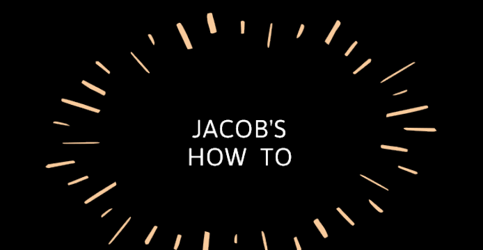 Jacob's How To: Tie a (Knot in a) Tie