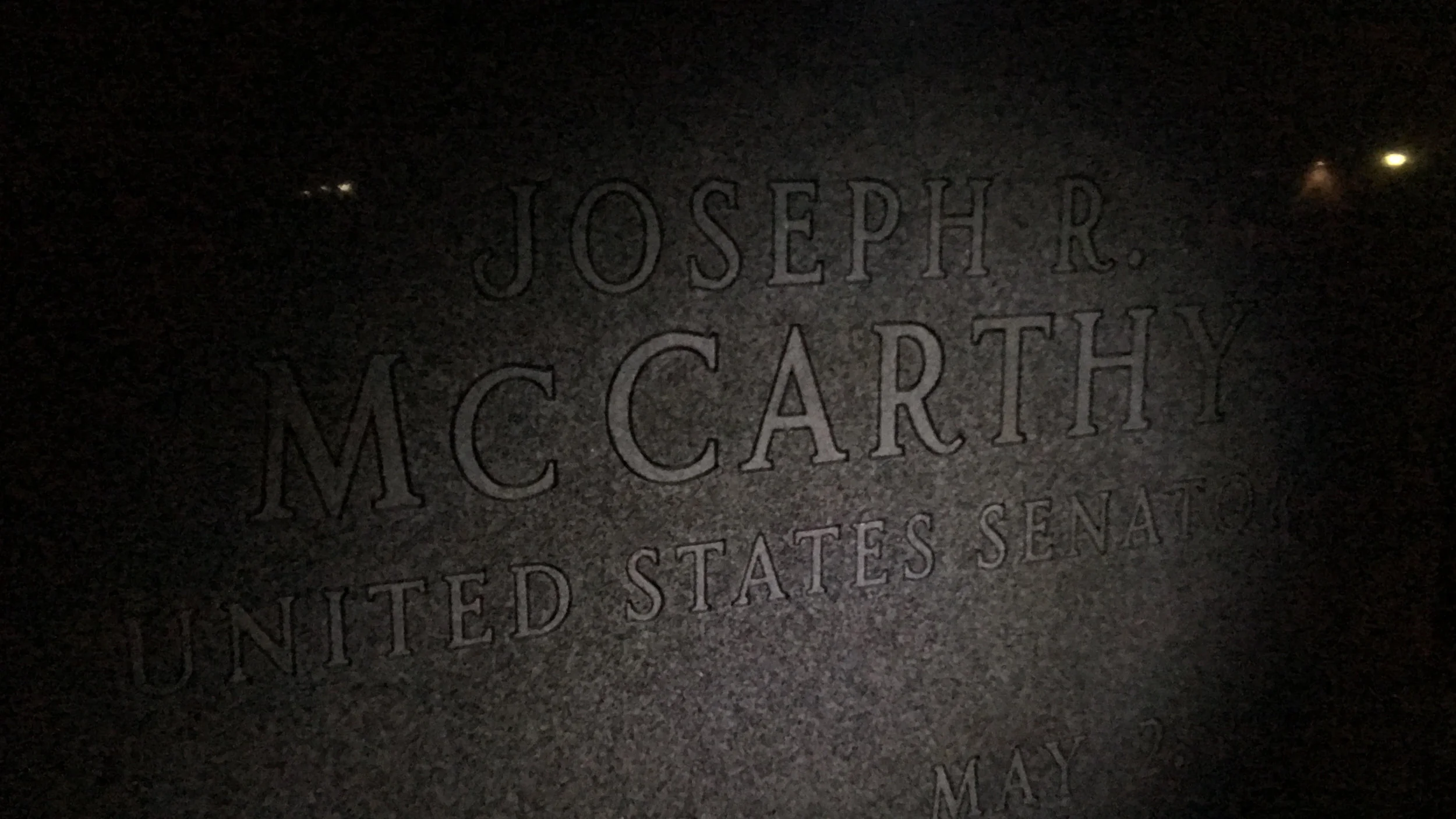 Exorcism of Joseph McCarthy
