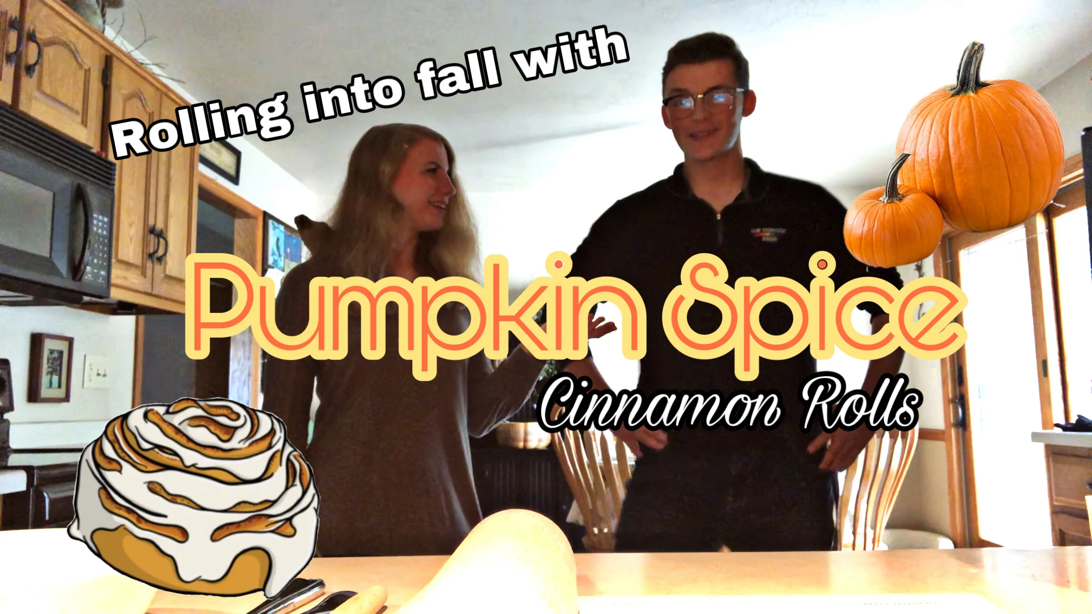 Rolling Into Fall with Pumpkin Spice Cinnamon Rolls