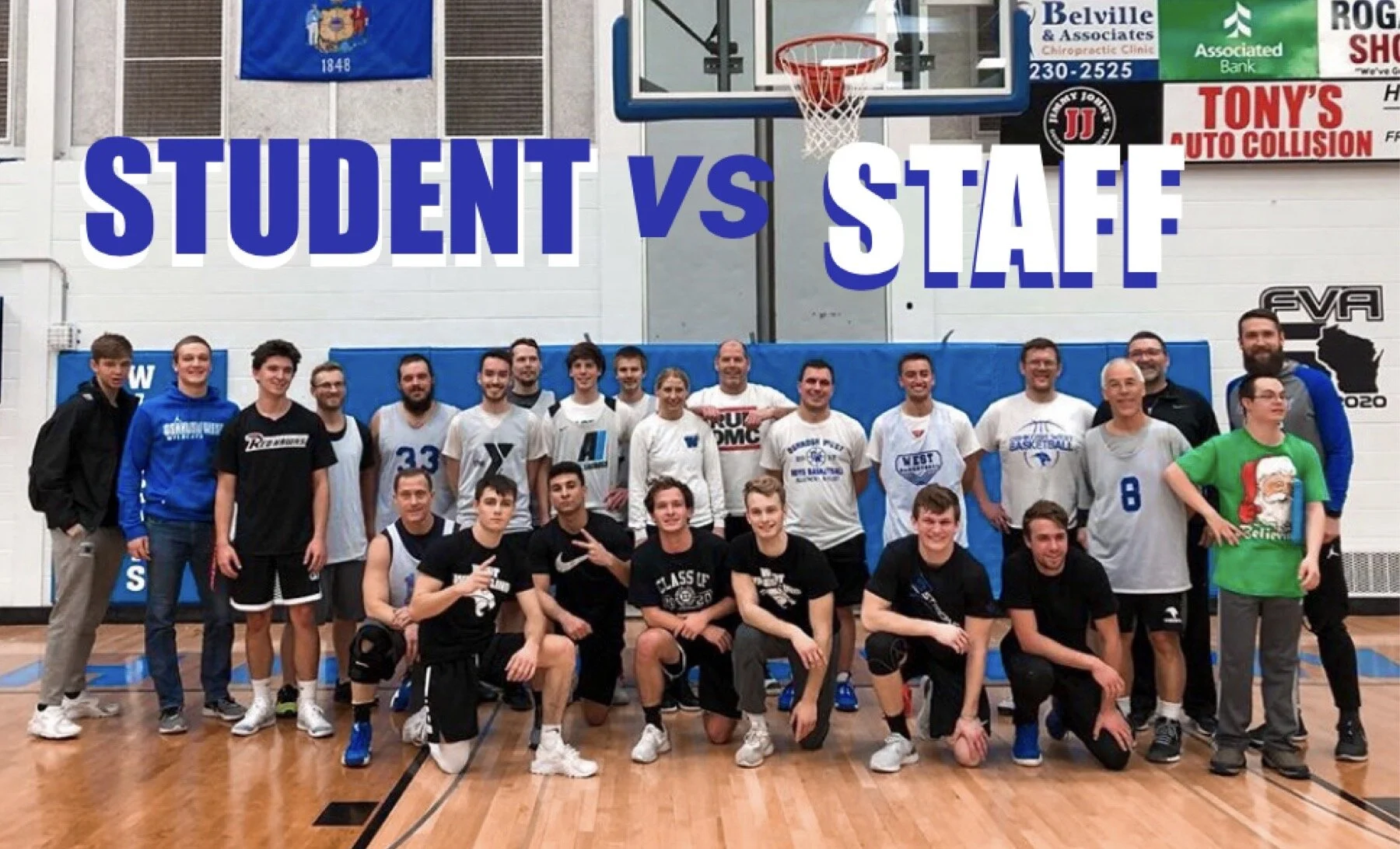 Student VS Staff Basketball game 2020