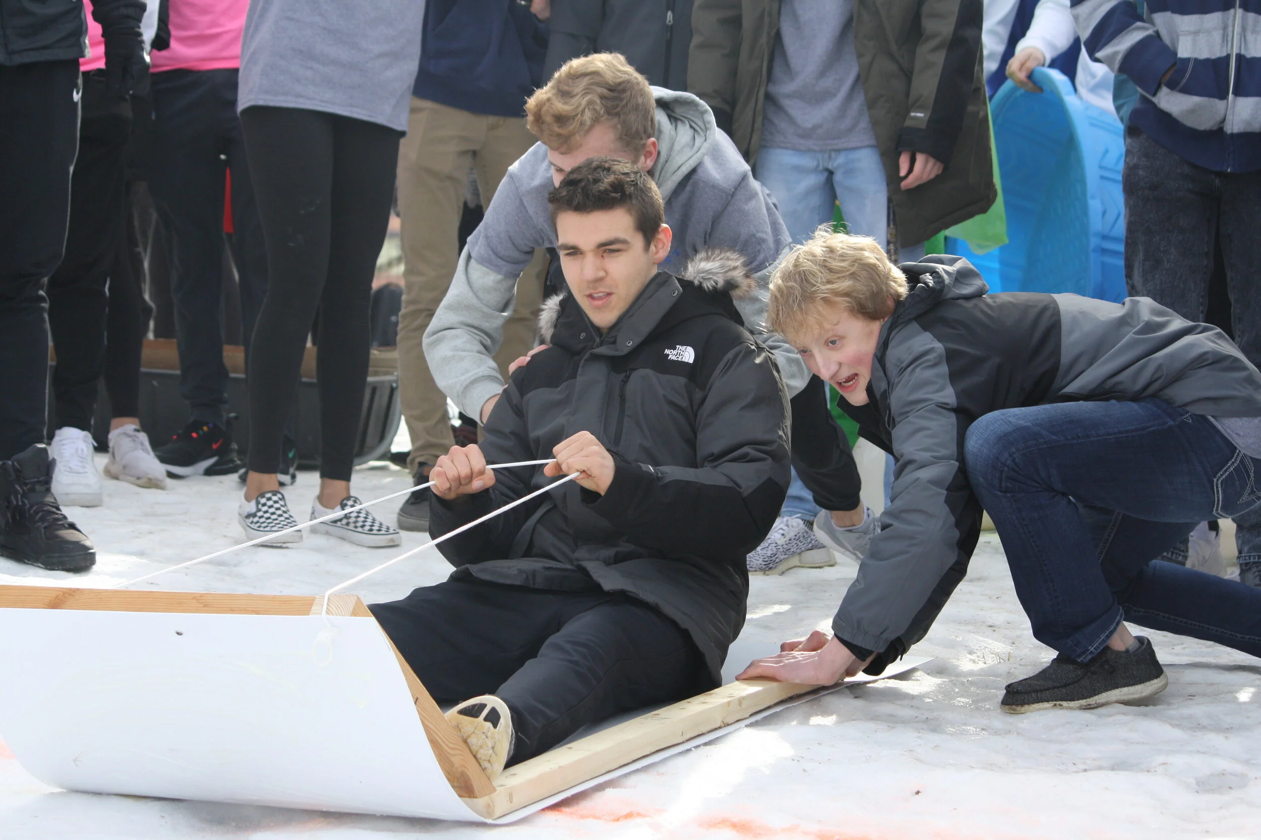 alex held sled.JPG