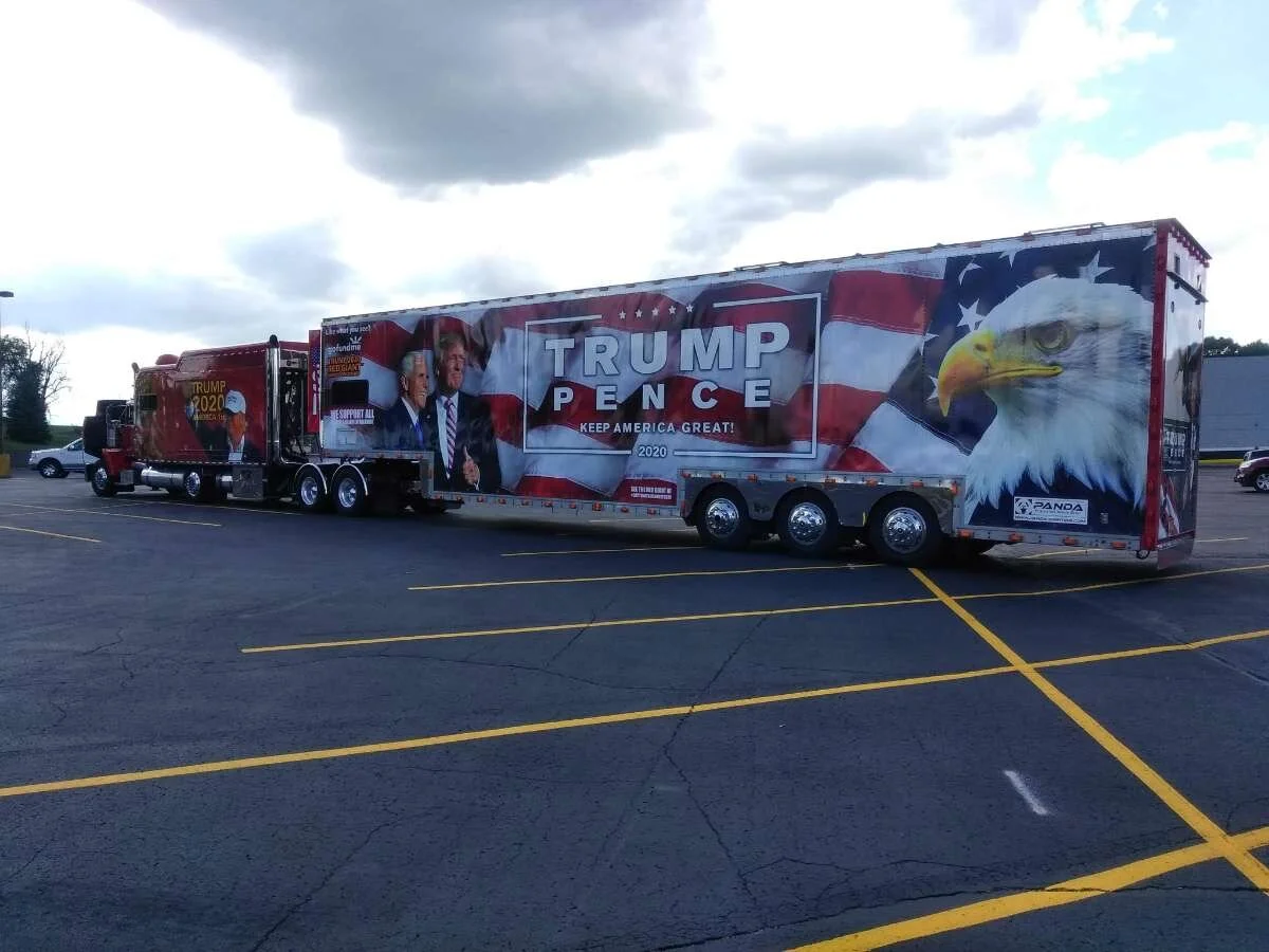 Trump visit ignites conflict, conversation as countdown to election continues