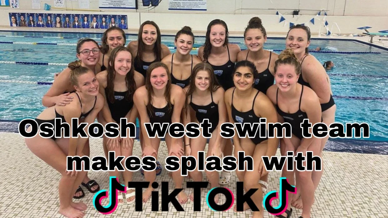 Oshkosh West swim team makes splash with Tiktok 