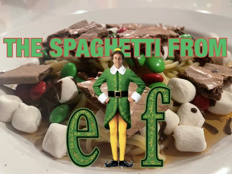 Making the Spaghetti from Elf!