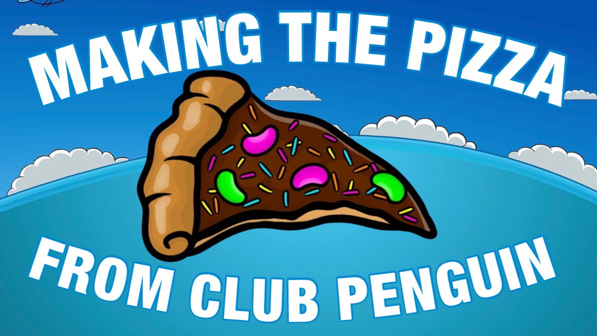 We Made the Dessert Pizza from Club Penguin