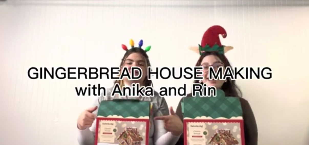 Gingerbread House Making with Anika and Rin