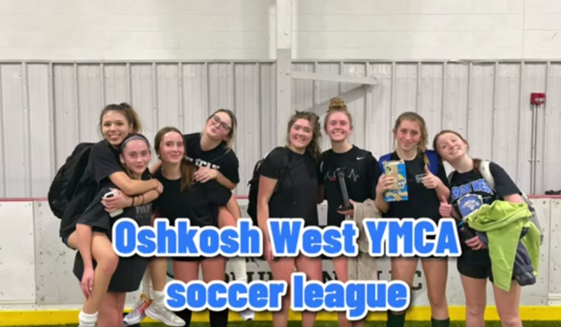 Oshkosh West girls YMCA indoor soccer league