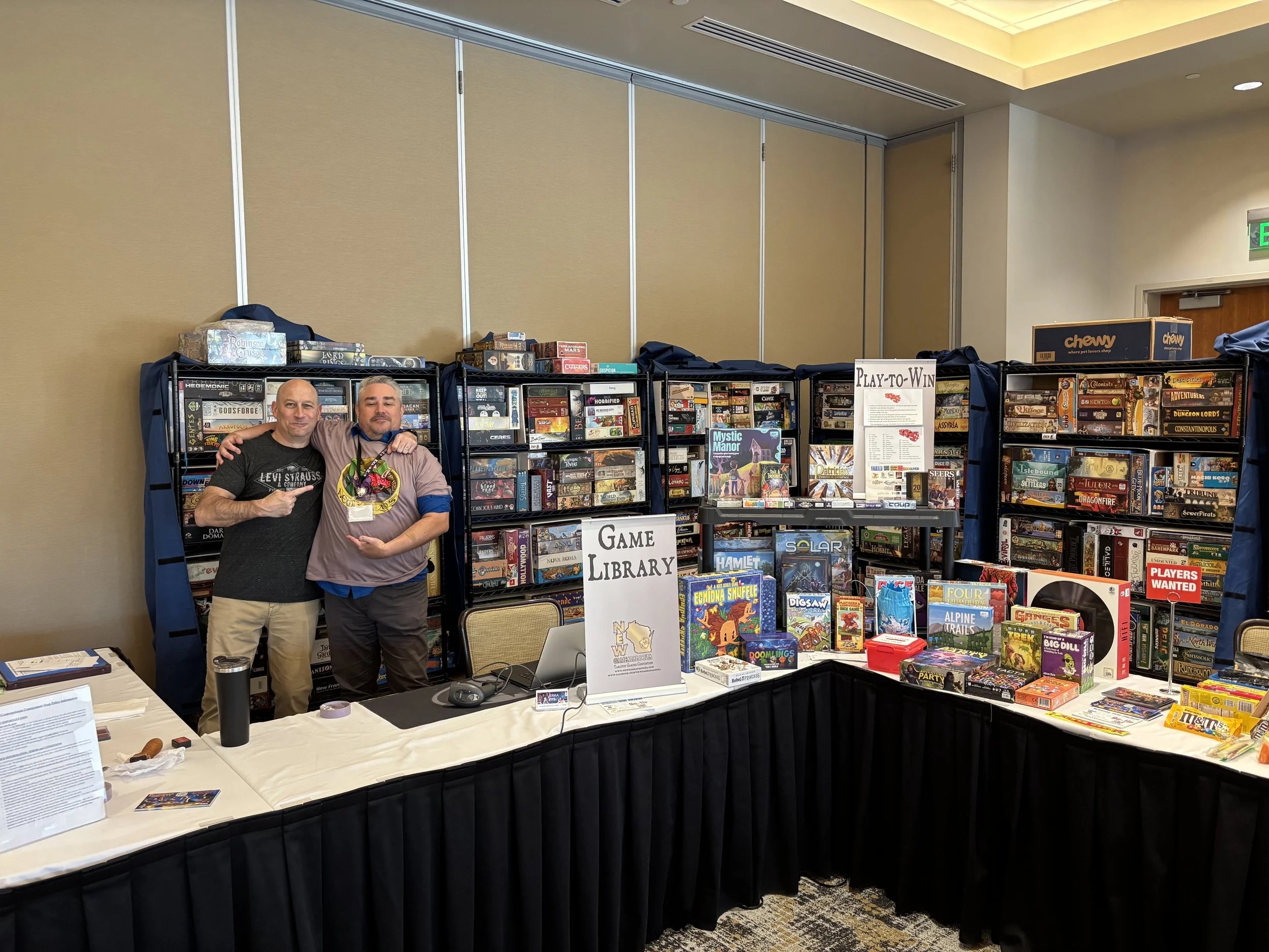 Gamers roll dice in forming event drawing interest levels from around the board