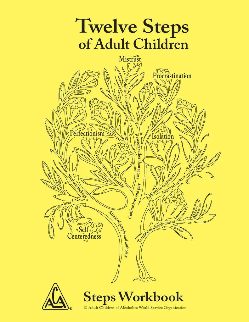  Twelve Steps of Adult Children Steps Workbook