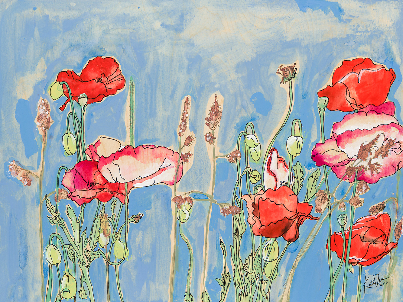 SOLD Wild Poppies