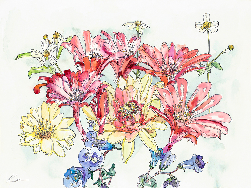 SOLD Desert Wildflowers