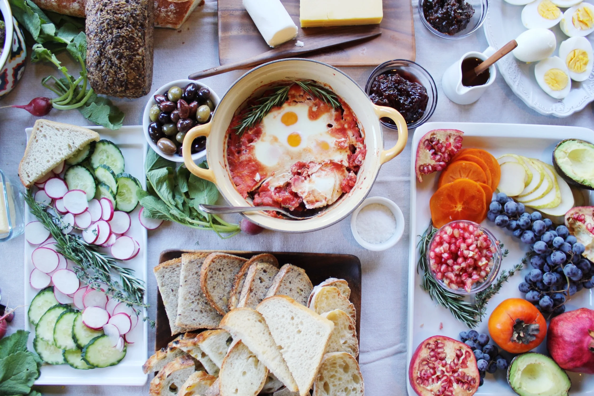 Rosemary Tomato Baked Eggs — The Naked Fig