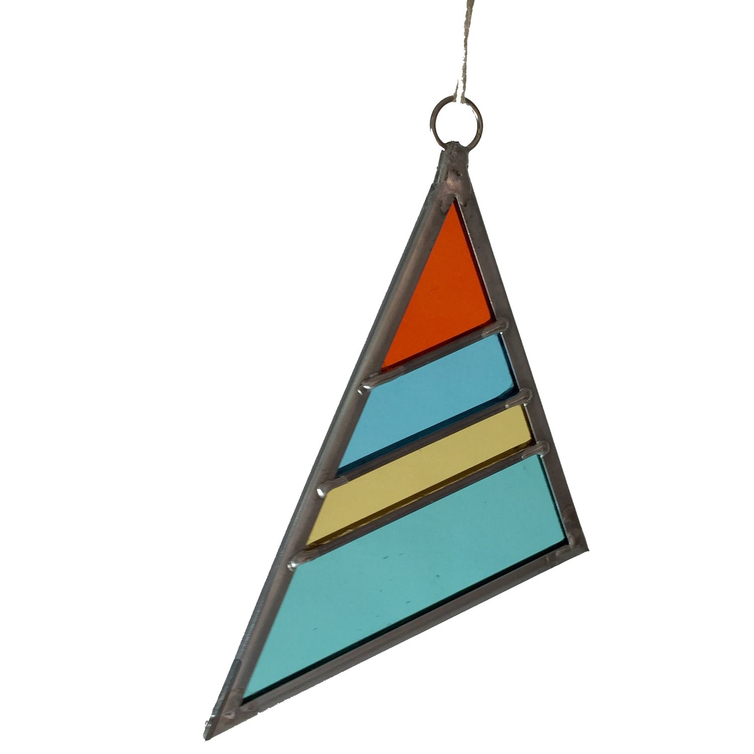 Stained Glass Triangle $35