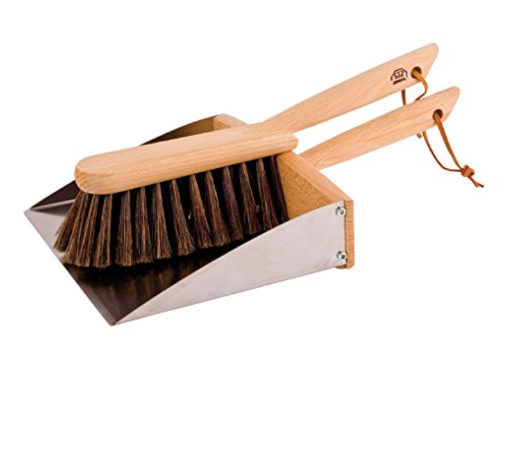 Horsehair Brush & Dustpan $64