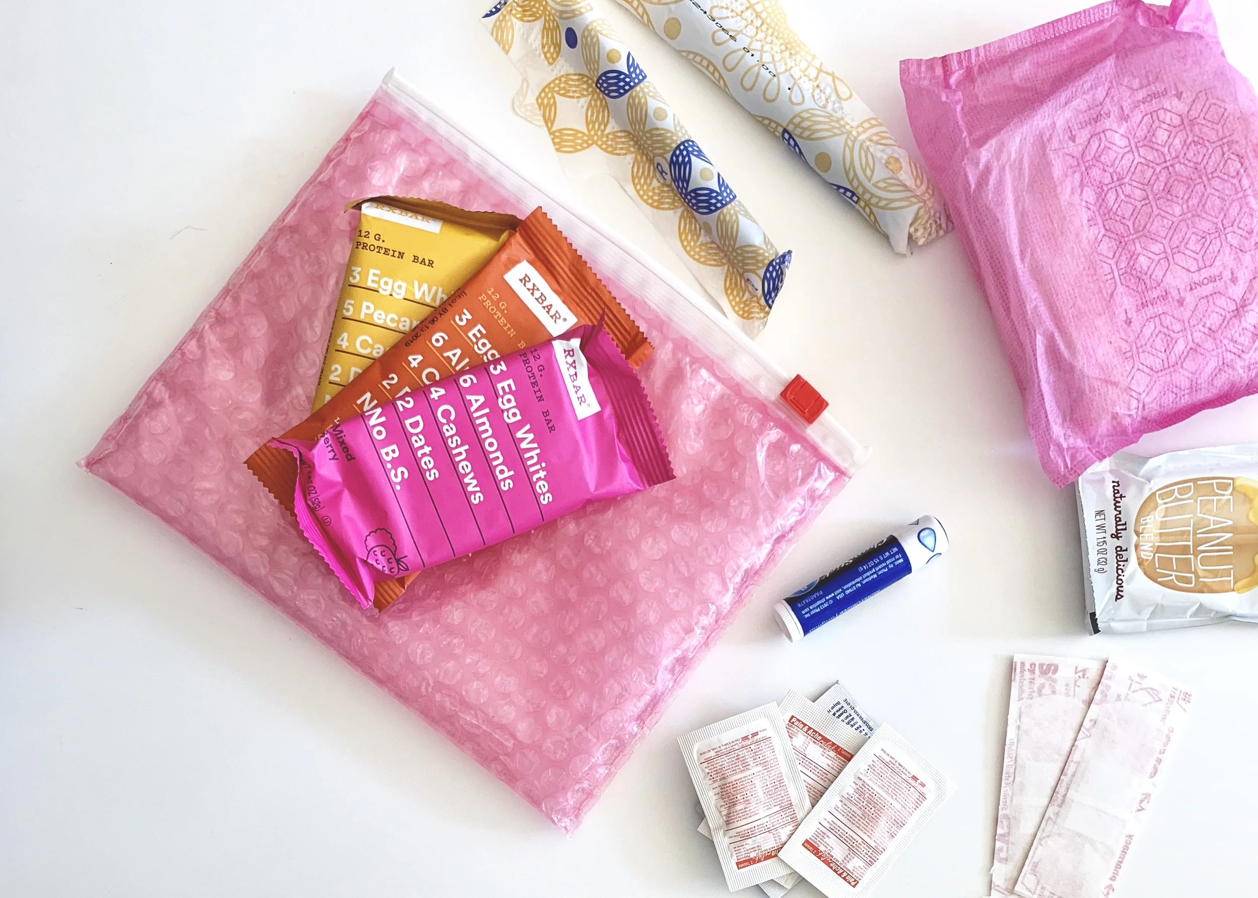 Pink Glossier Bags: The Perfect Care Kit 