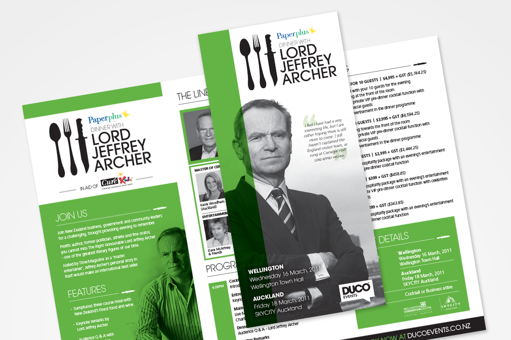  DL Flyer – Cover and inside spread 
