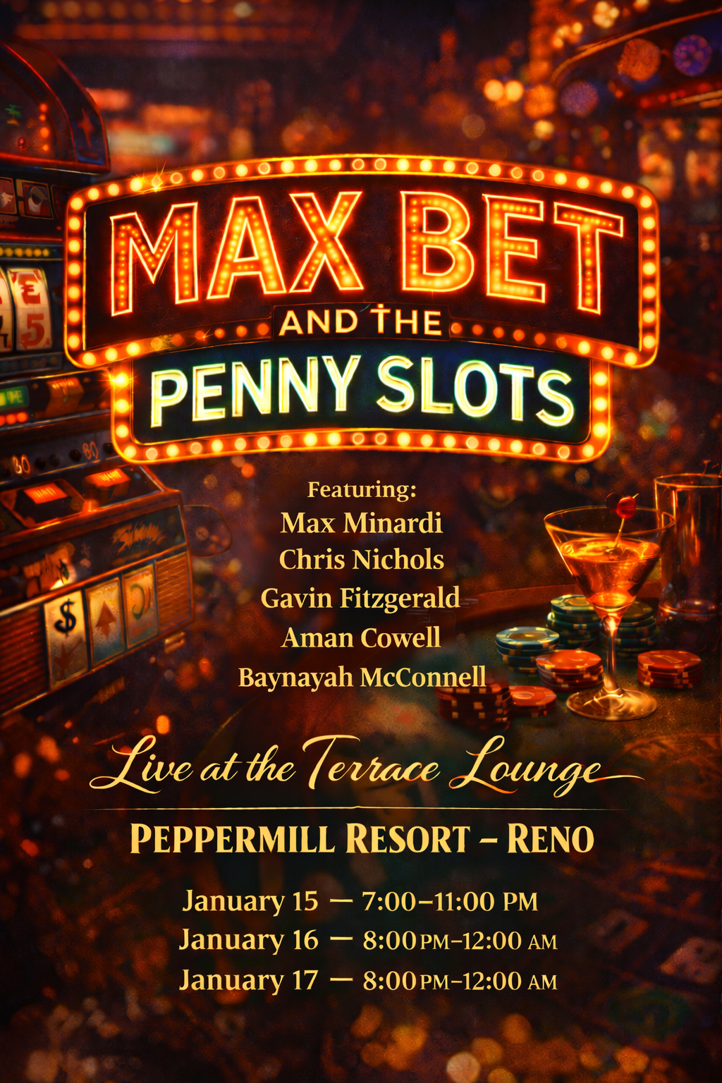 The Terrace Lounge - Max Bet &amp; the Penny Slots