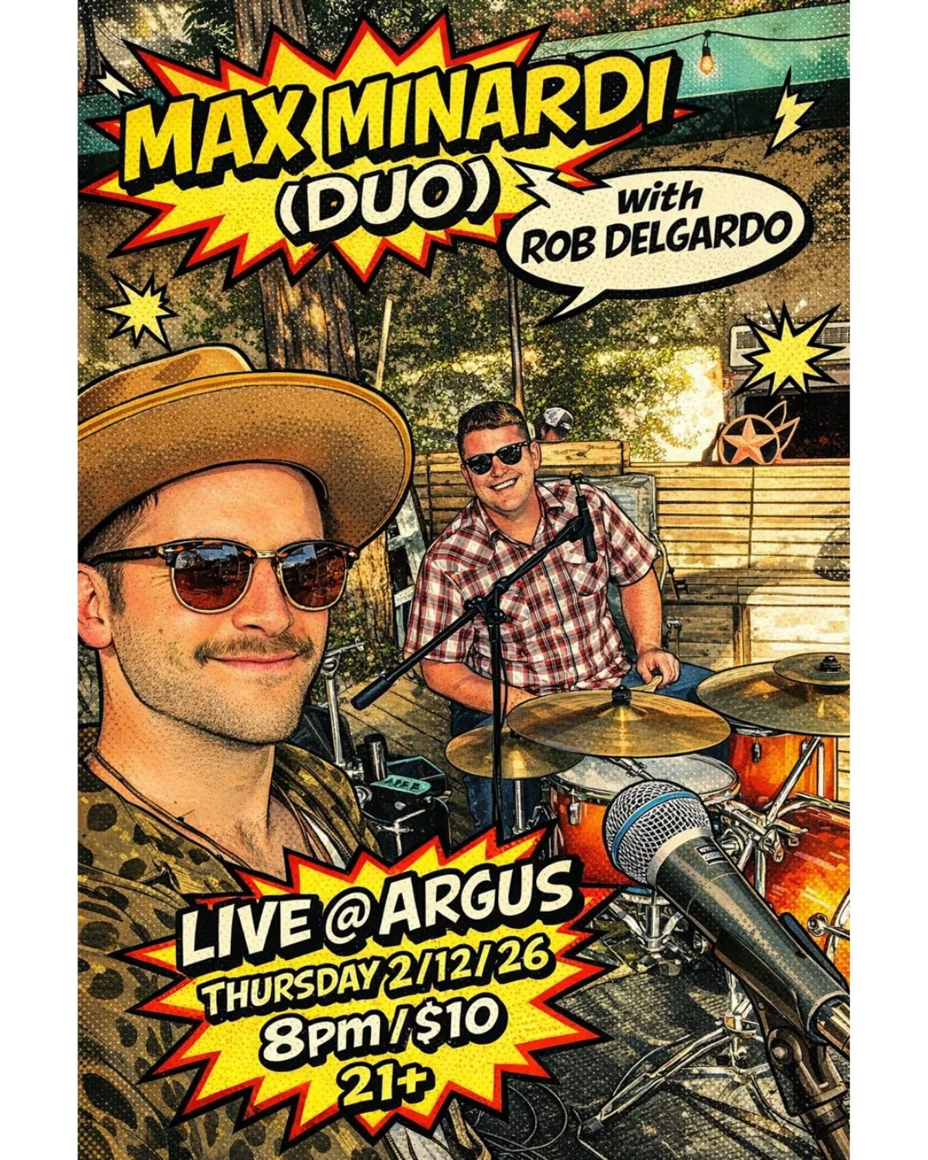 Covers and originals // $10 // 21+