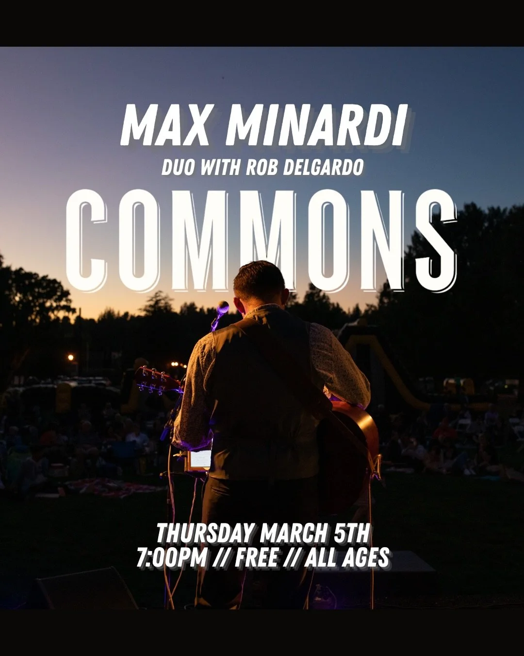 Next duo show at @thecommonschico is Thursday 3/5. Our set list is always different and we usually don&rsquo;t know what we&rsquo;re gonna play until we start. Come help us decide! 
&bull;
&bull;
&bull;
#LiveMusic #LocalMusic #ChicoCA #Concerts #Nigh