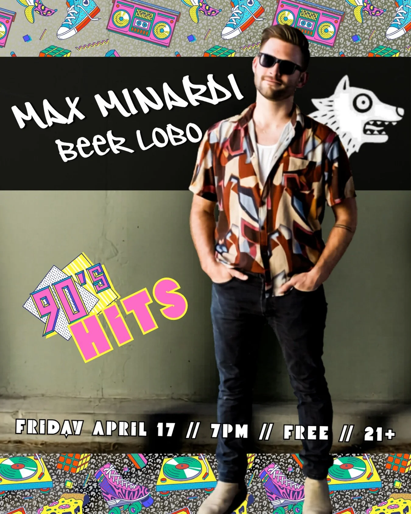 Last-minute show announcement! Come kick it and drink some crispy lagers and teleport your ears back to the 90&rsquo;s! Free show!