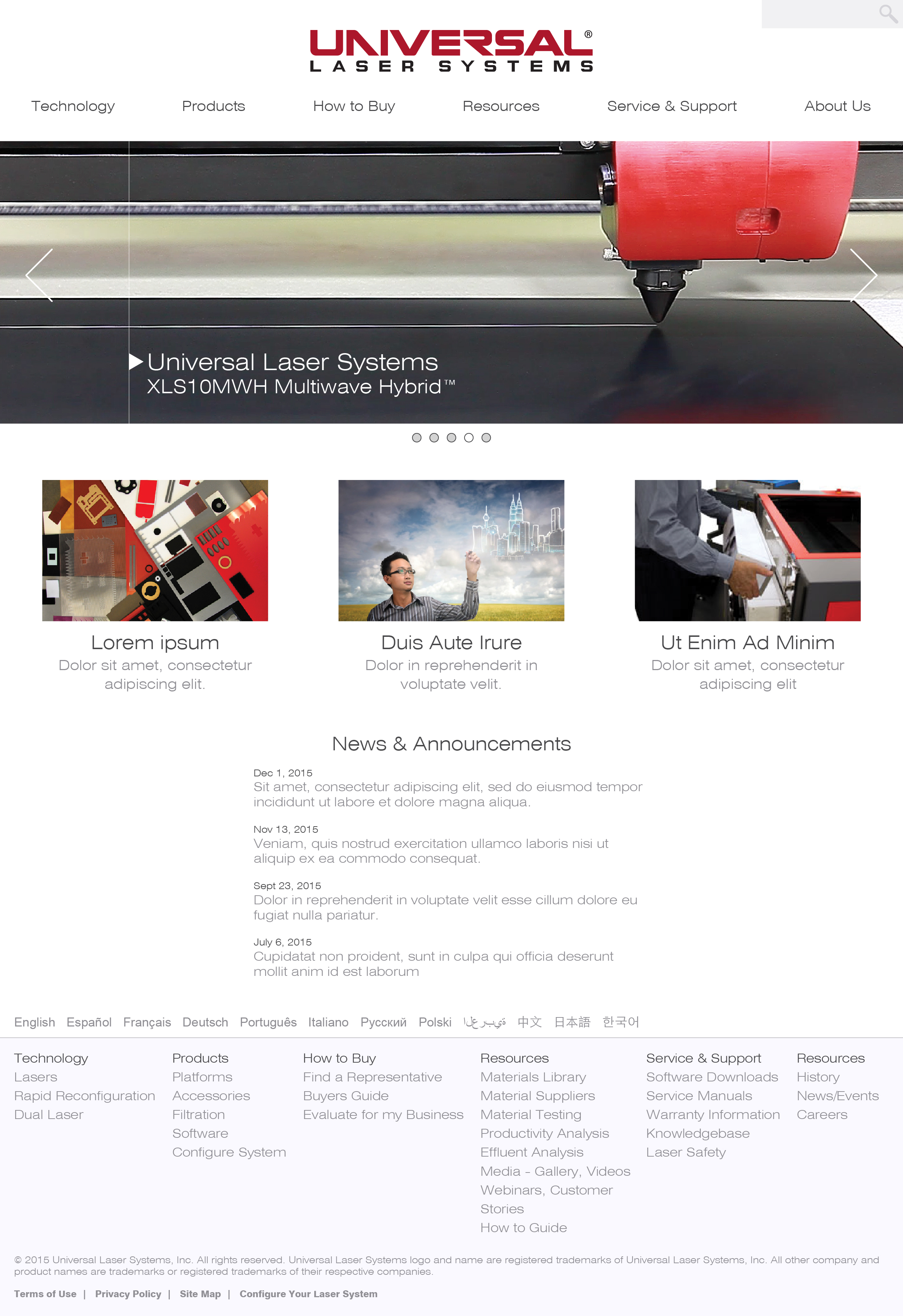 Webpage Concept