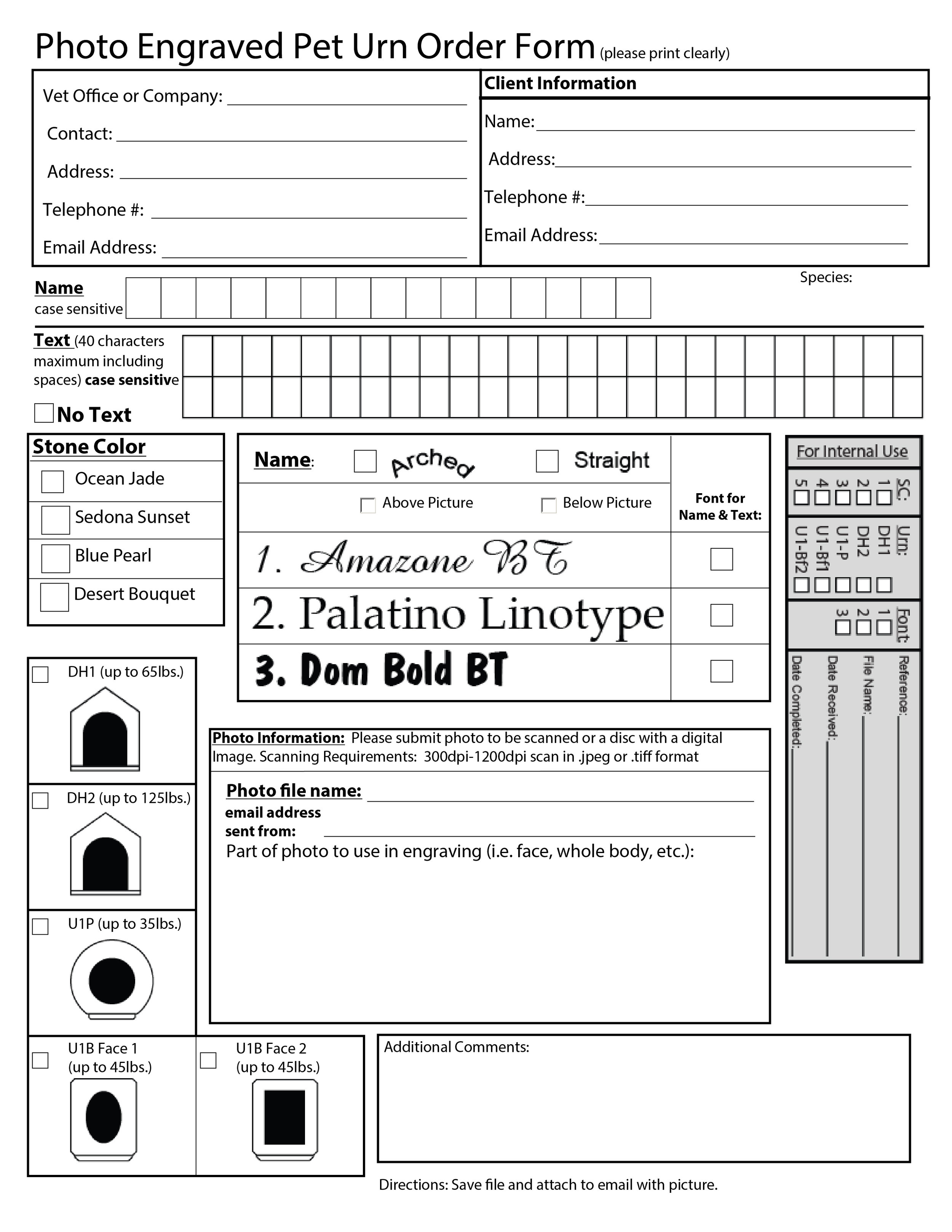 Order Form